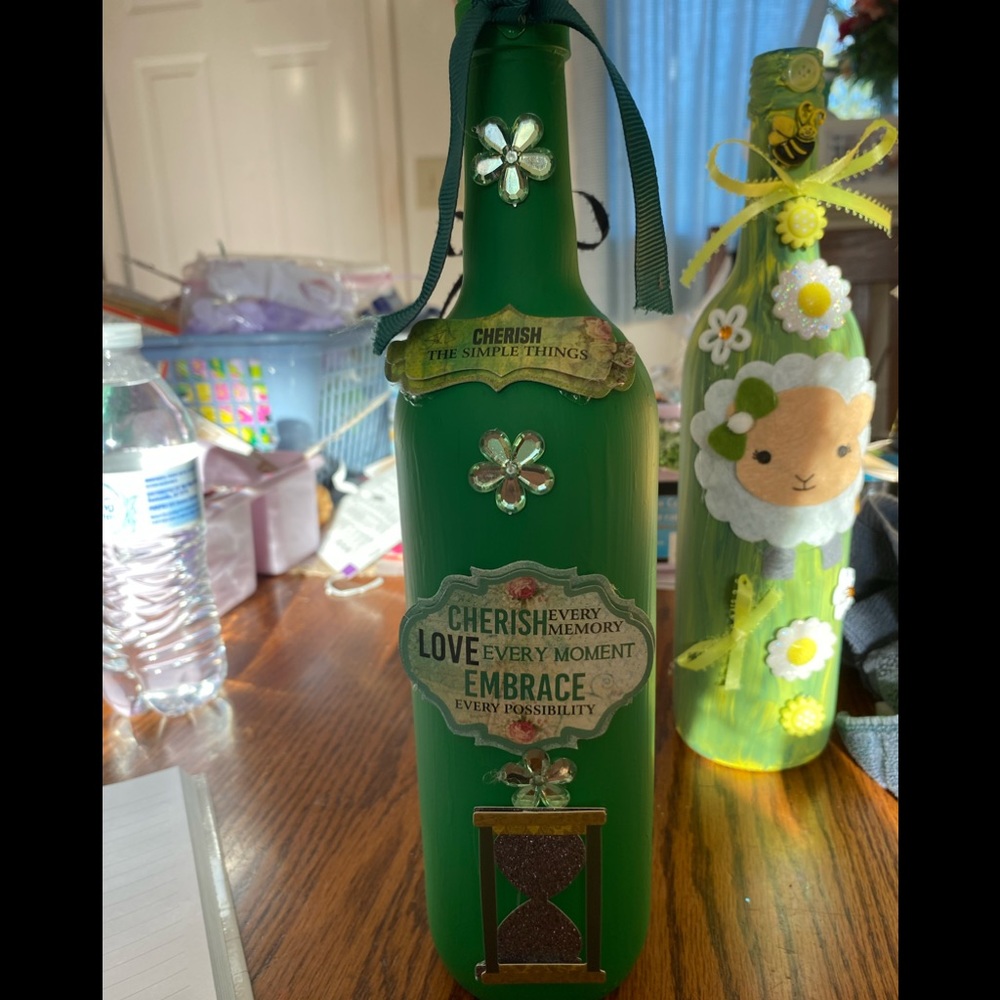 Glass vase decor or gift